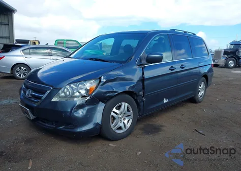 2005 Honda Odyssey Ex-L z USA, uszkodzony, nr VIN 5FNRL38605B050866